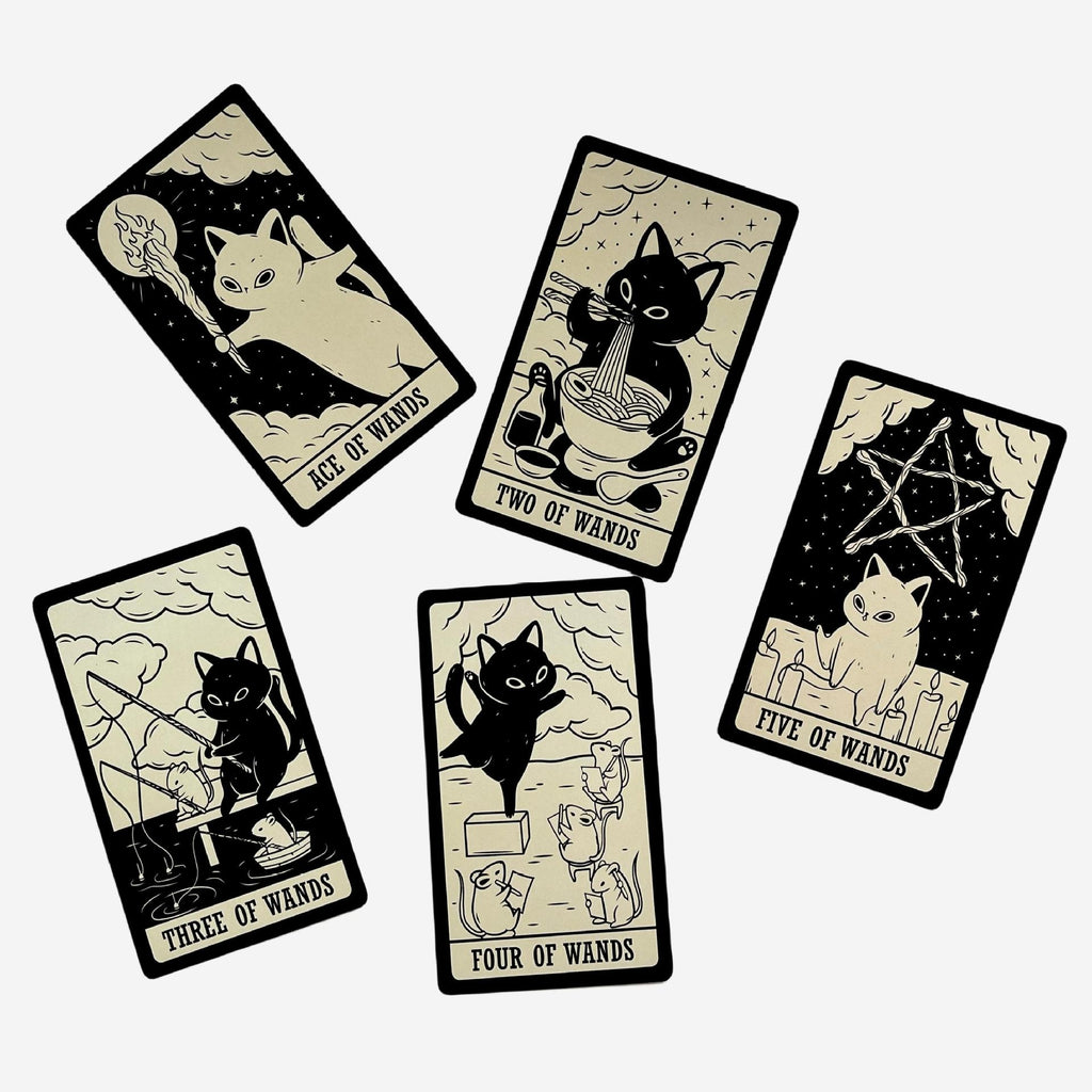 The White Black Cat Rider-Waite Tarot