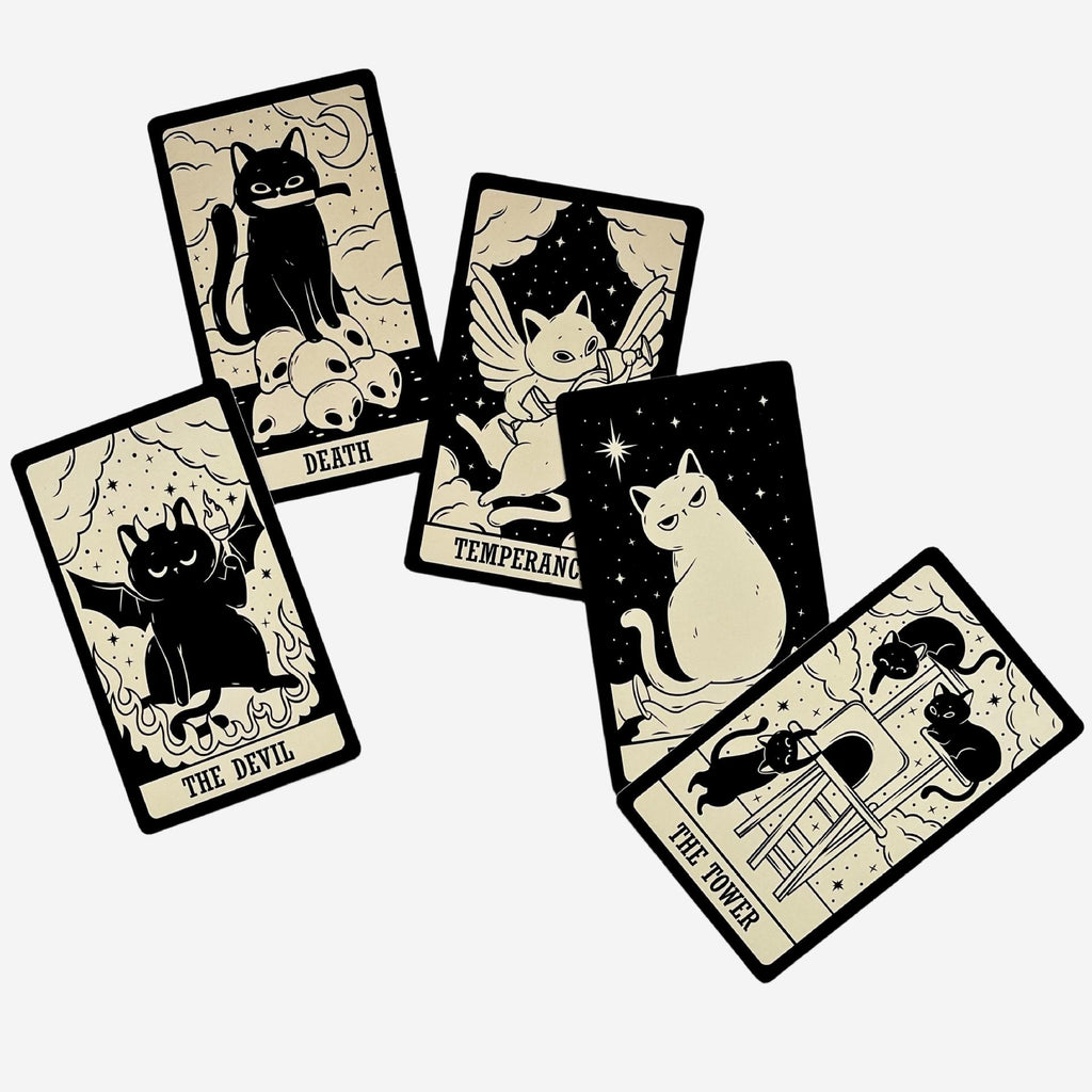 The White Black Cat Rider-Waite Tarot