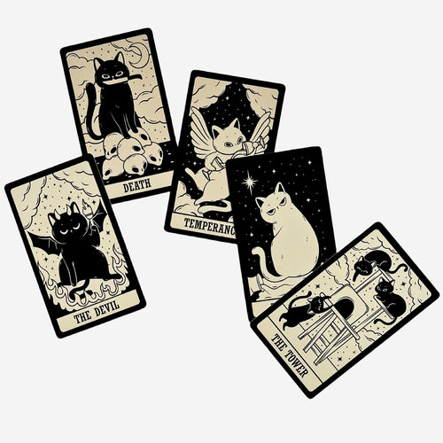 The White Black Cat Rider-Waite Tarot