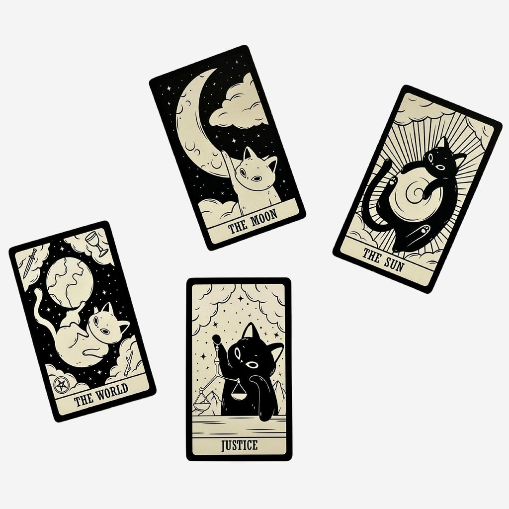 The White Black Cat Rider-Waite Tarot